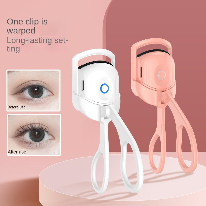 Rechargeable Heated Eyelash Curler – Long-Lasting Lift, Portable & Safe Electric Lash Comb