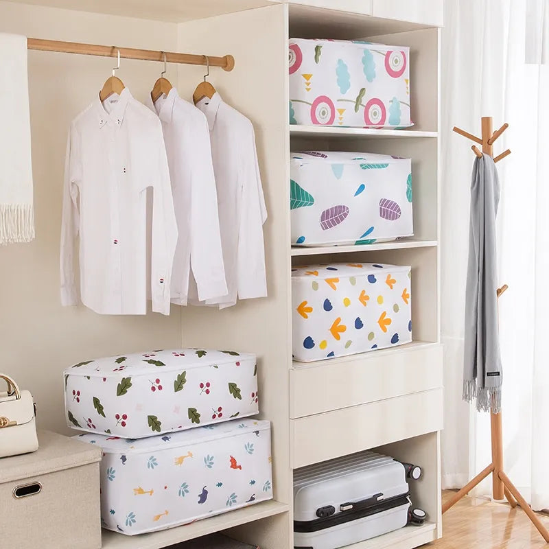3-Piece Foldable Clothes Organizer Bundle – Dust-Proof & Space-Saving