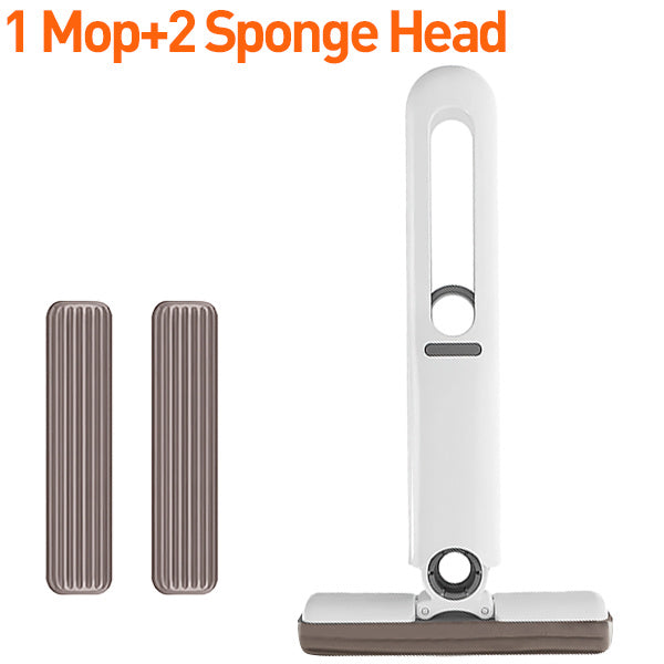 Mini Self-Squeeze Mop – Portable, Hand-Free, Strong Absorbent Mop for Quick Cleaning